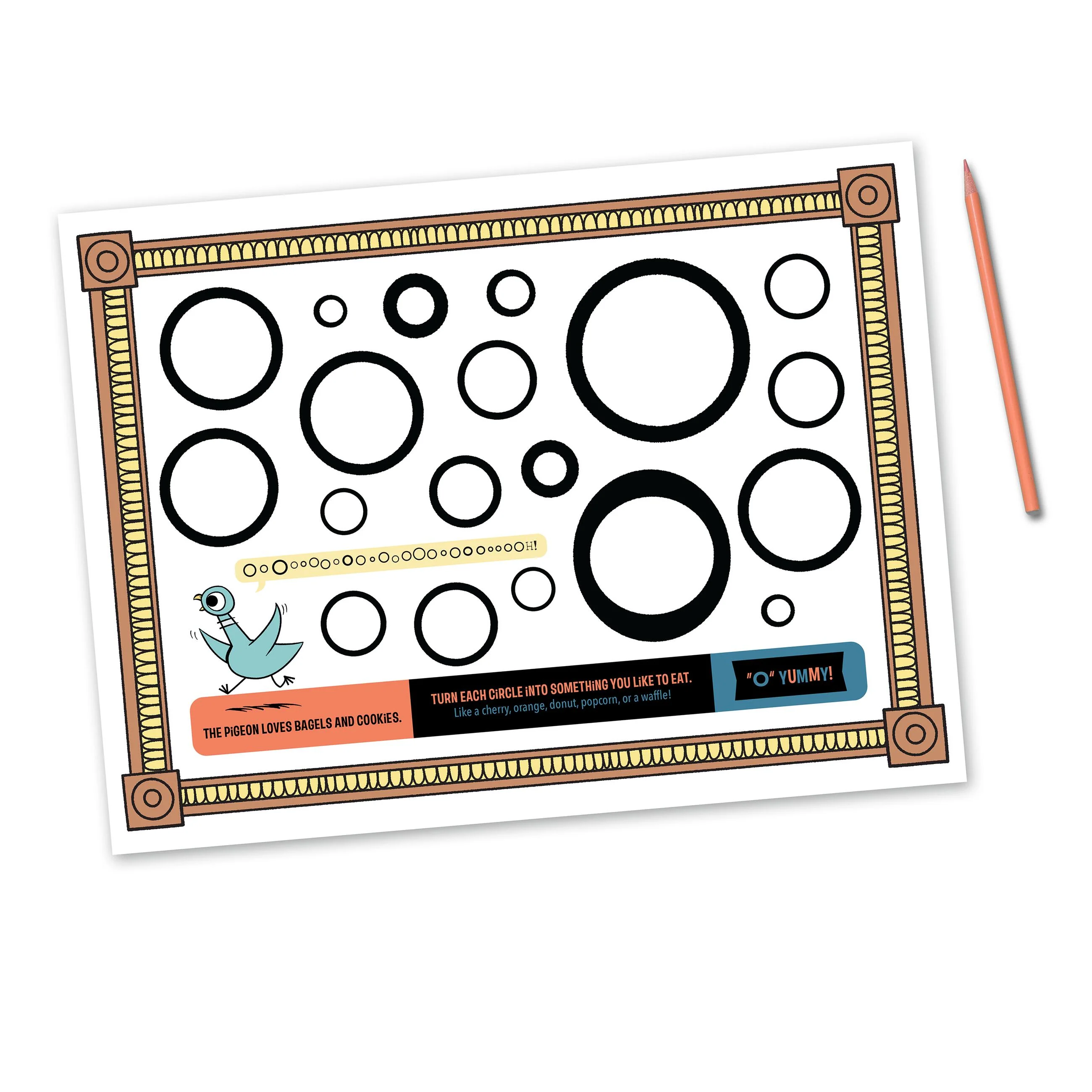 Time to Eat! Pigeon Mealtime Placemats - Image 4