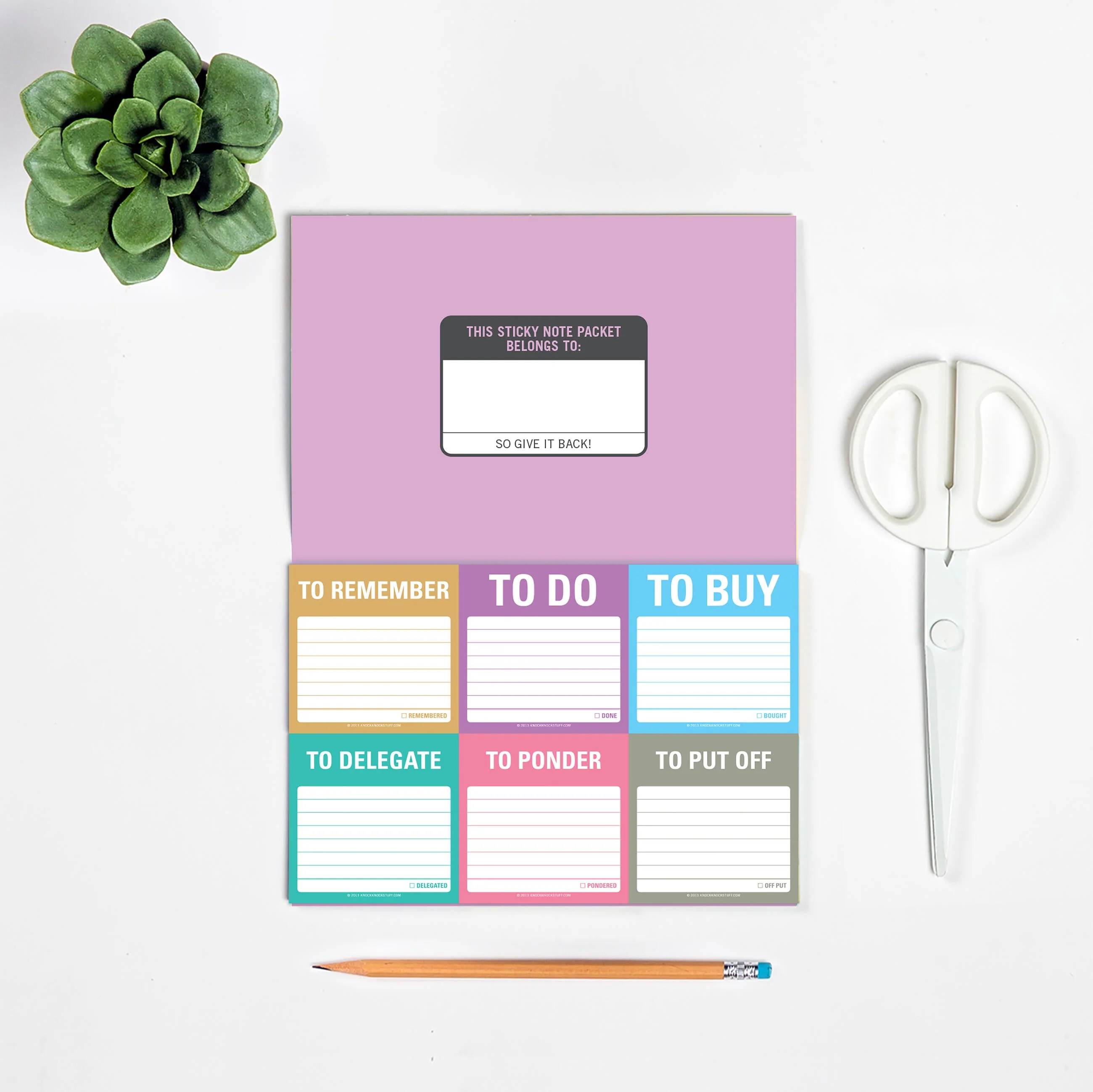 To Accomplish Sticky Notes Set / Packet - Image 3