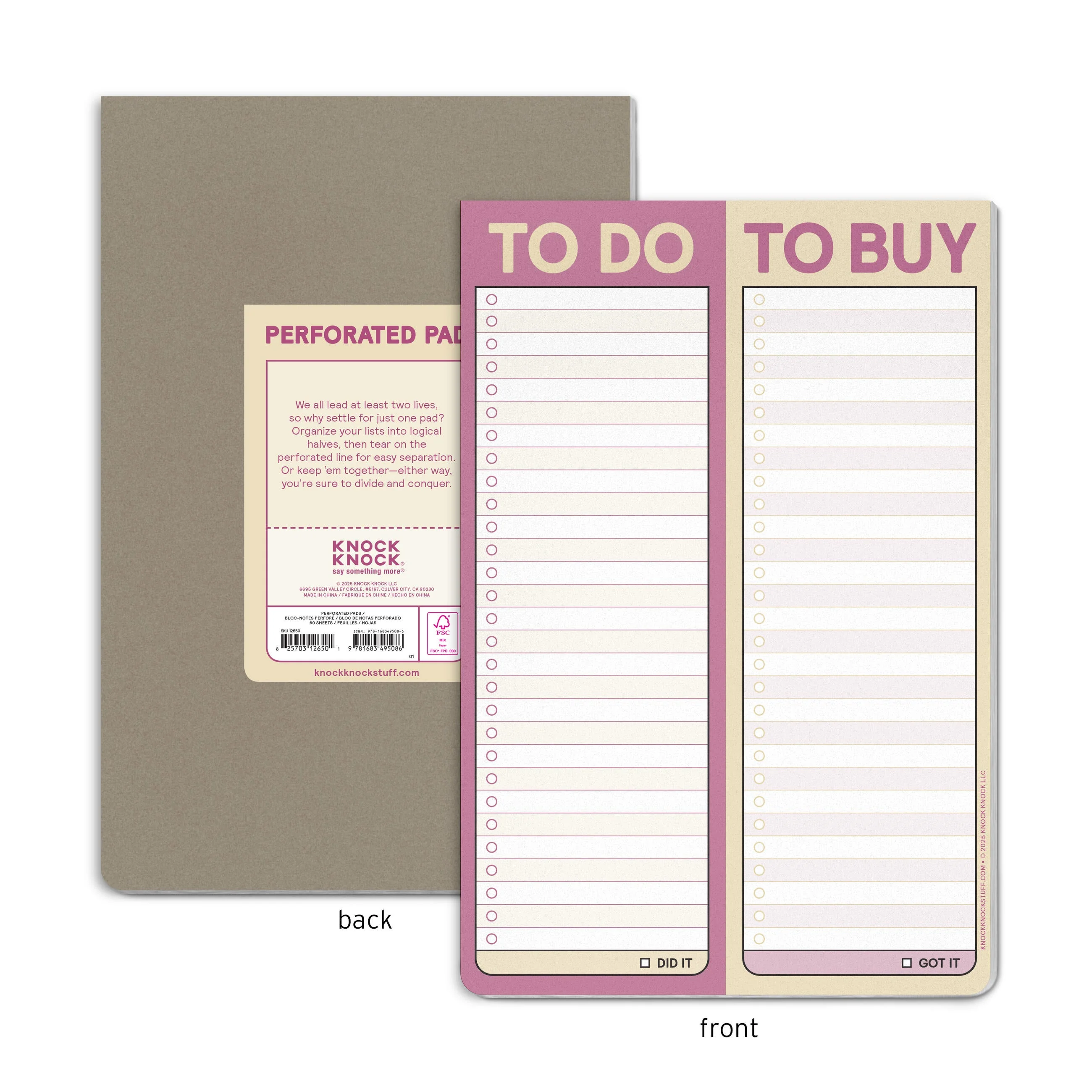 To Do To Buy Perforated Pad (Second Edition) - Image 2