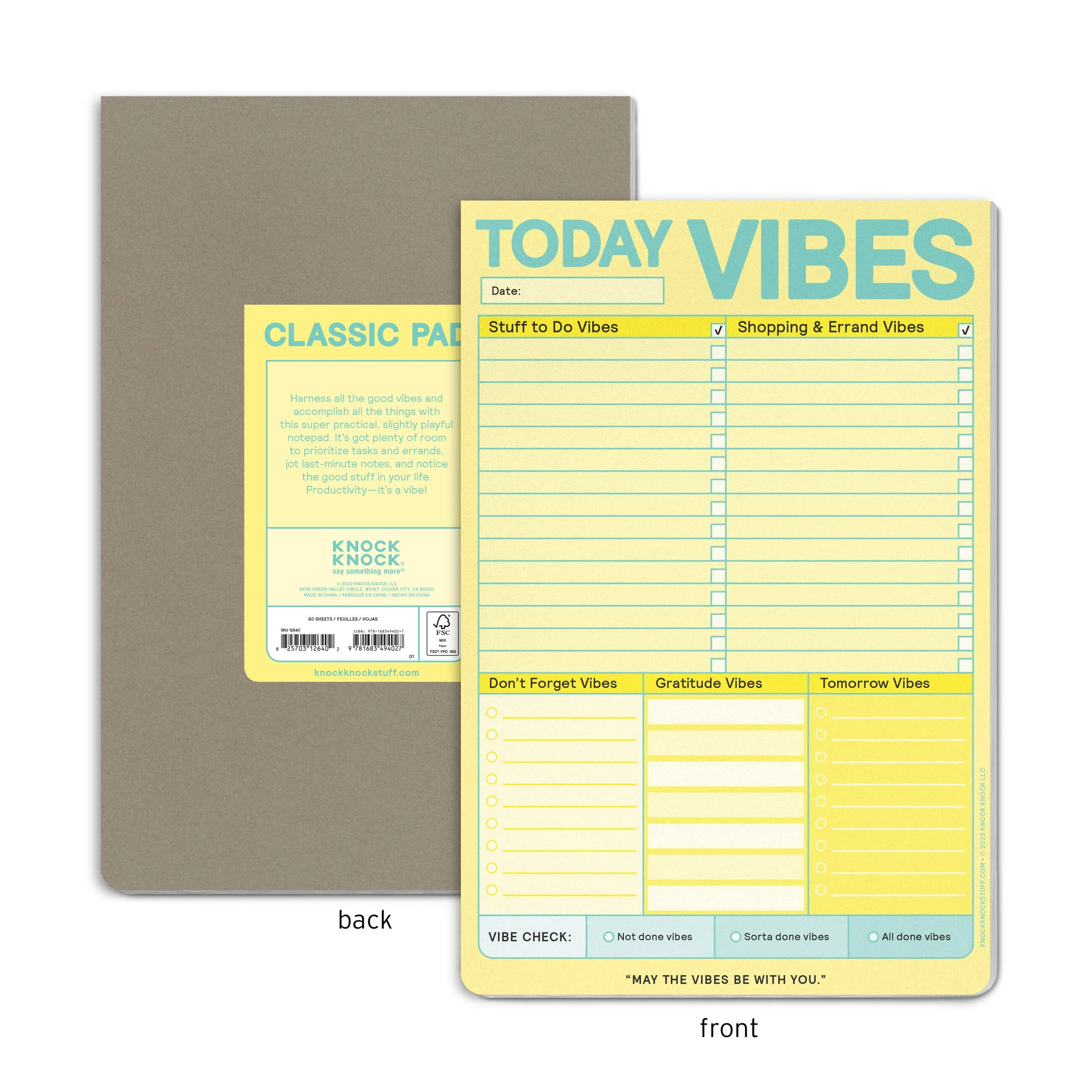 It's a Vibe Pad, To Do Pad, Shopping and Errands List Pad - Image 2