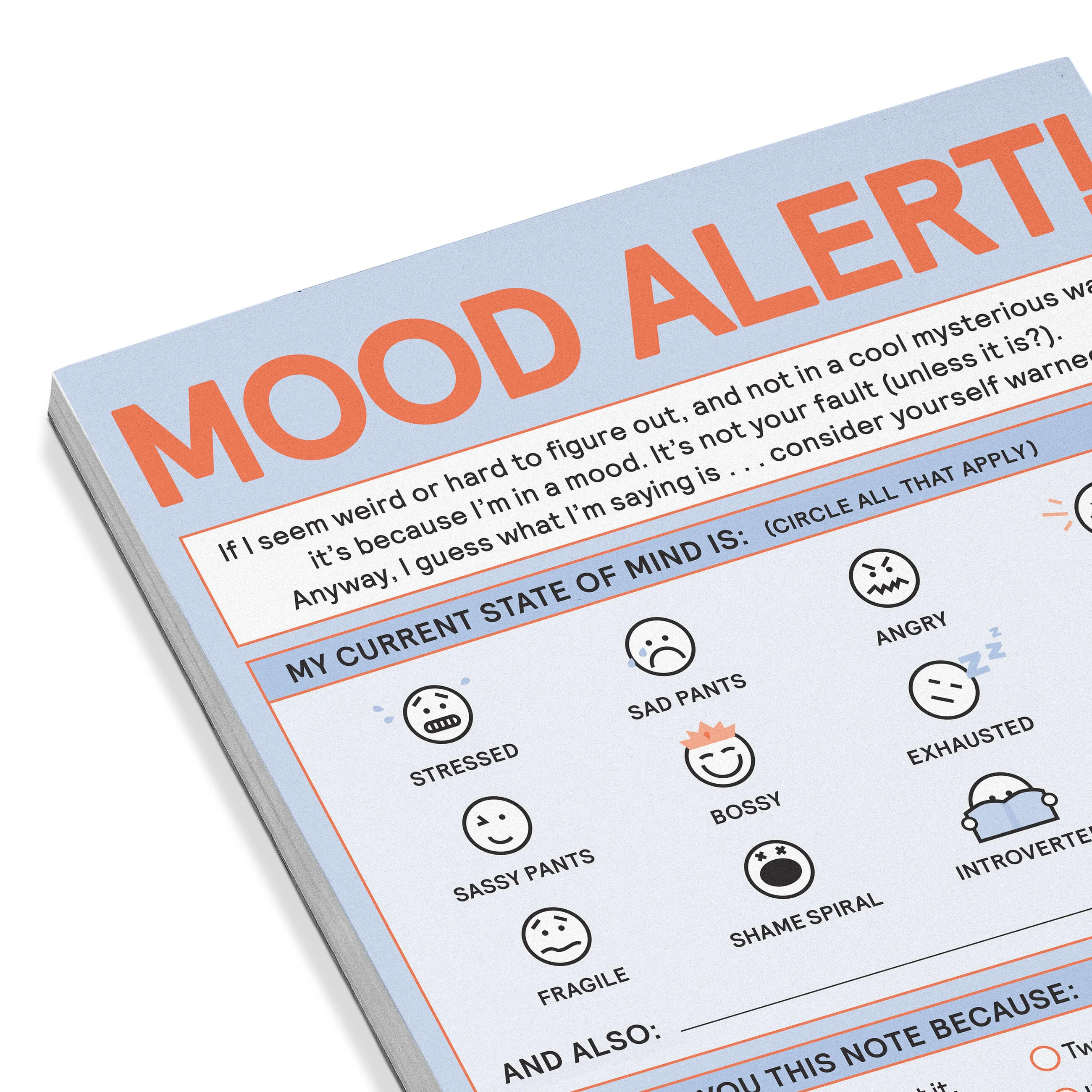 Today's Mood Nifty Note Pad - Image 3