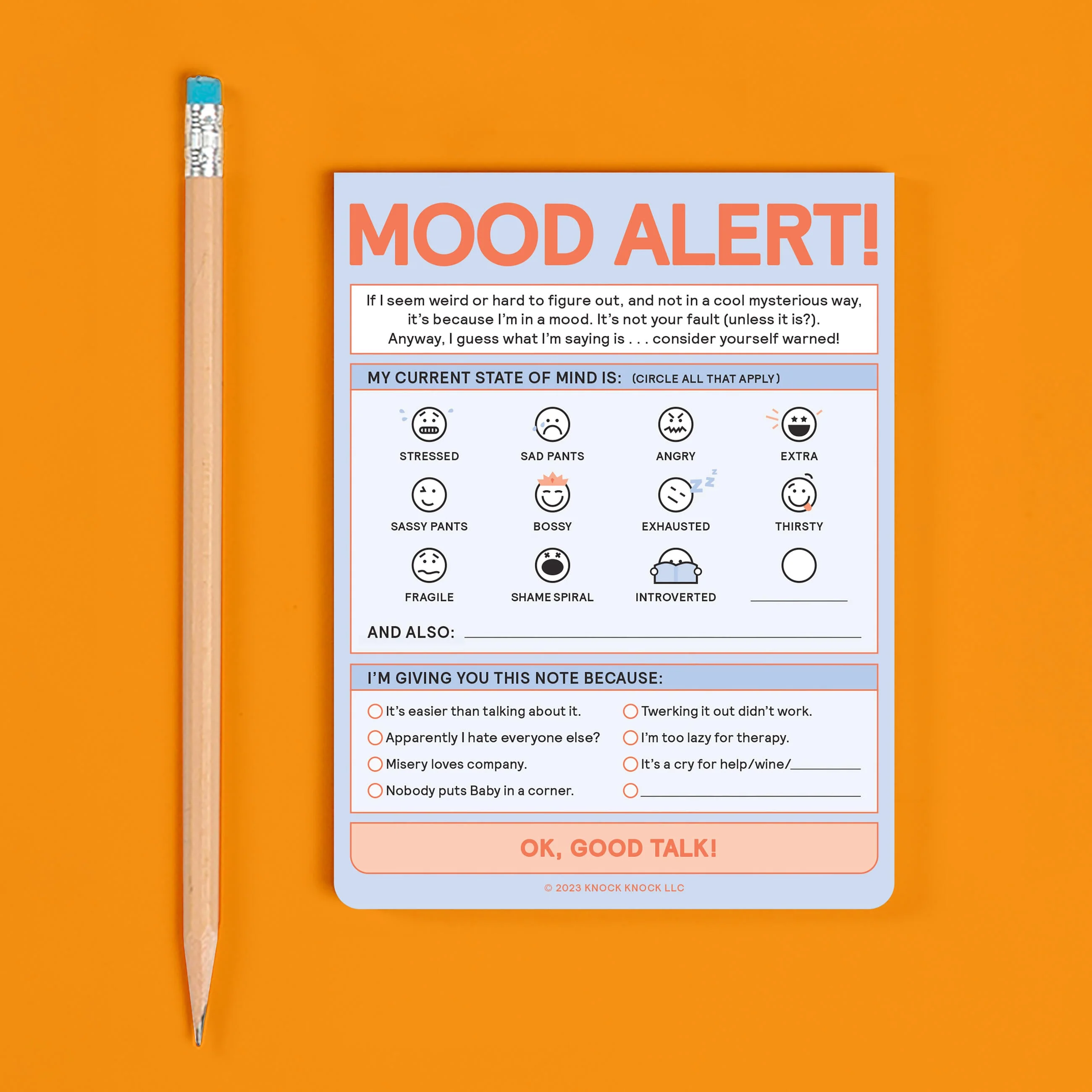 Today's Mood Nifty Note Pad - Image 4