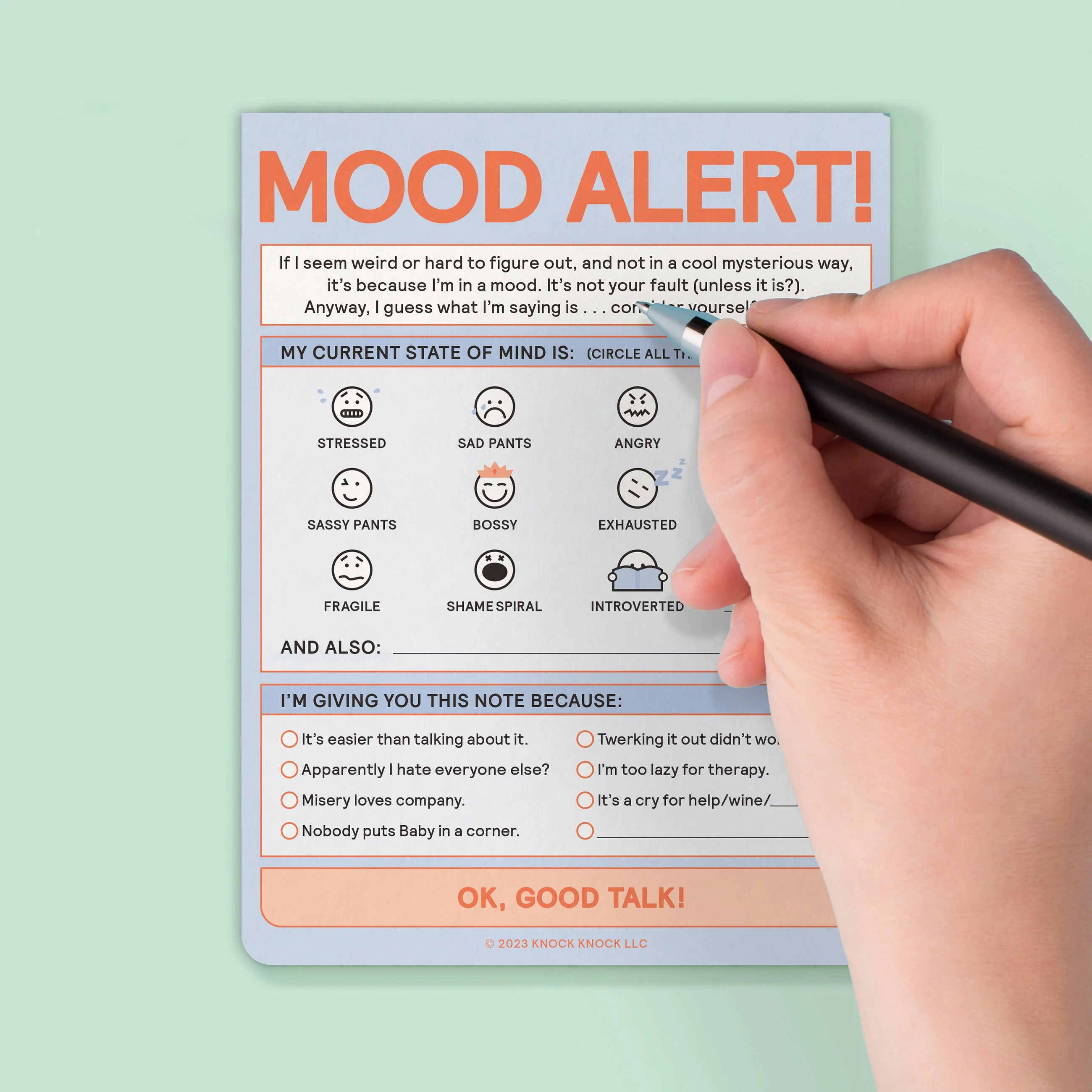 Today's Mood Nifty Note Pad - Image 5