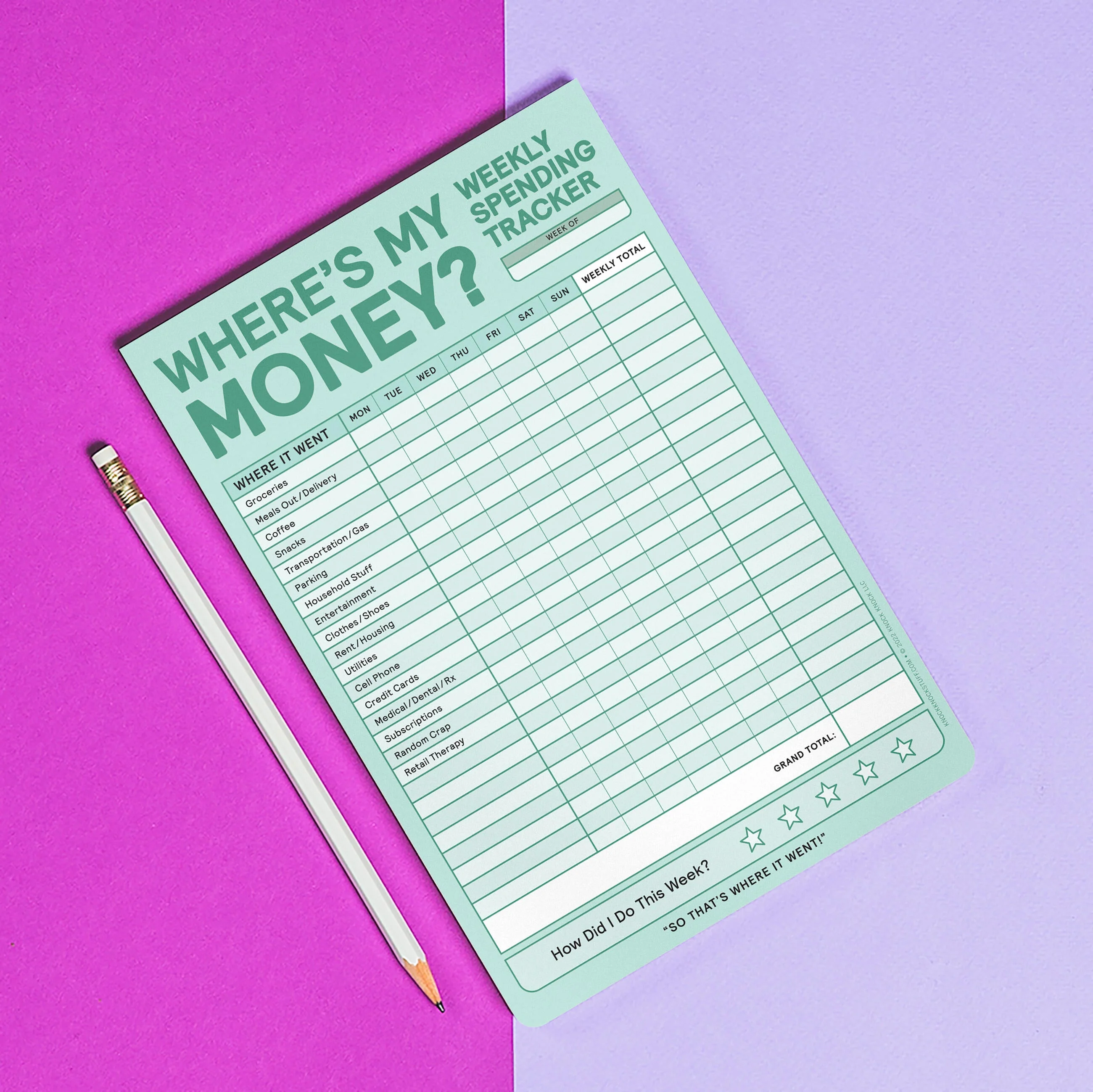 Where's My Money? Weekly Spending Tracker Pad - Image 6