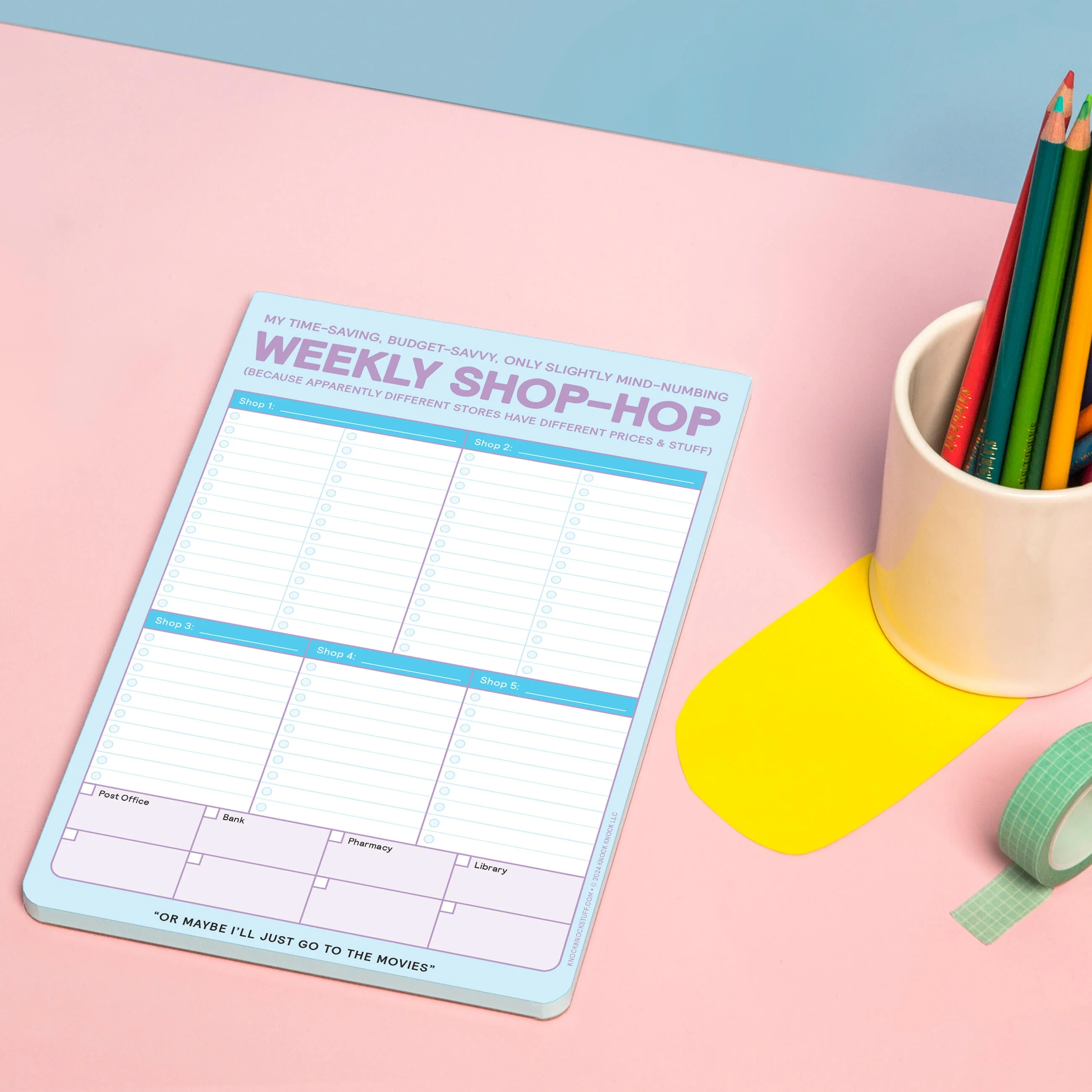 Weekly Shop-Hop Pad with Magnet - Image 4