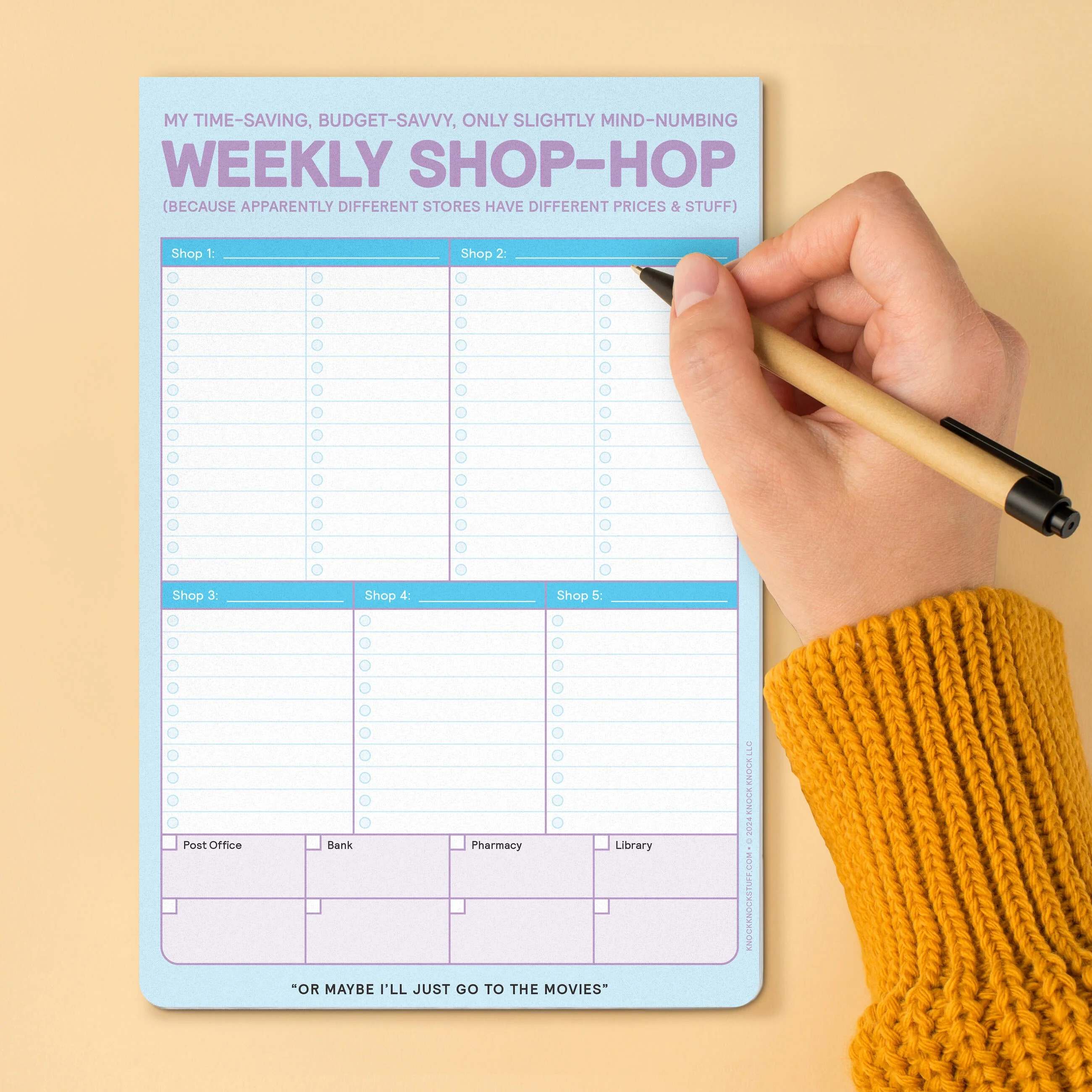 Weekly Shop-Hop Pad with Magnet - Image 5