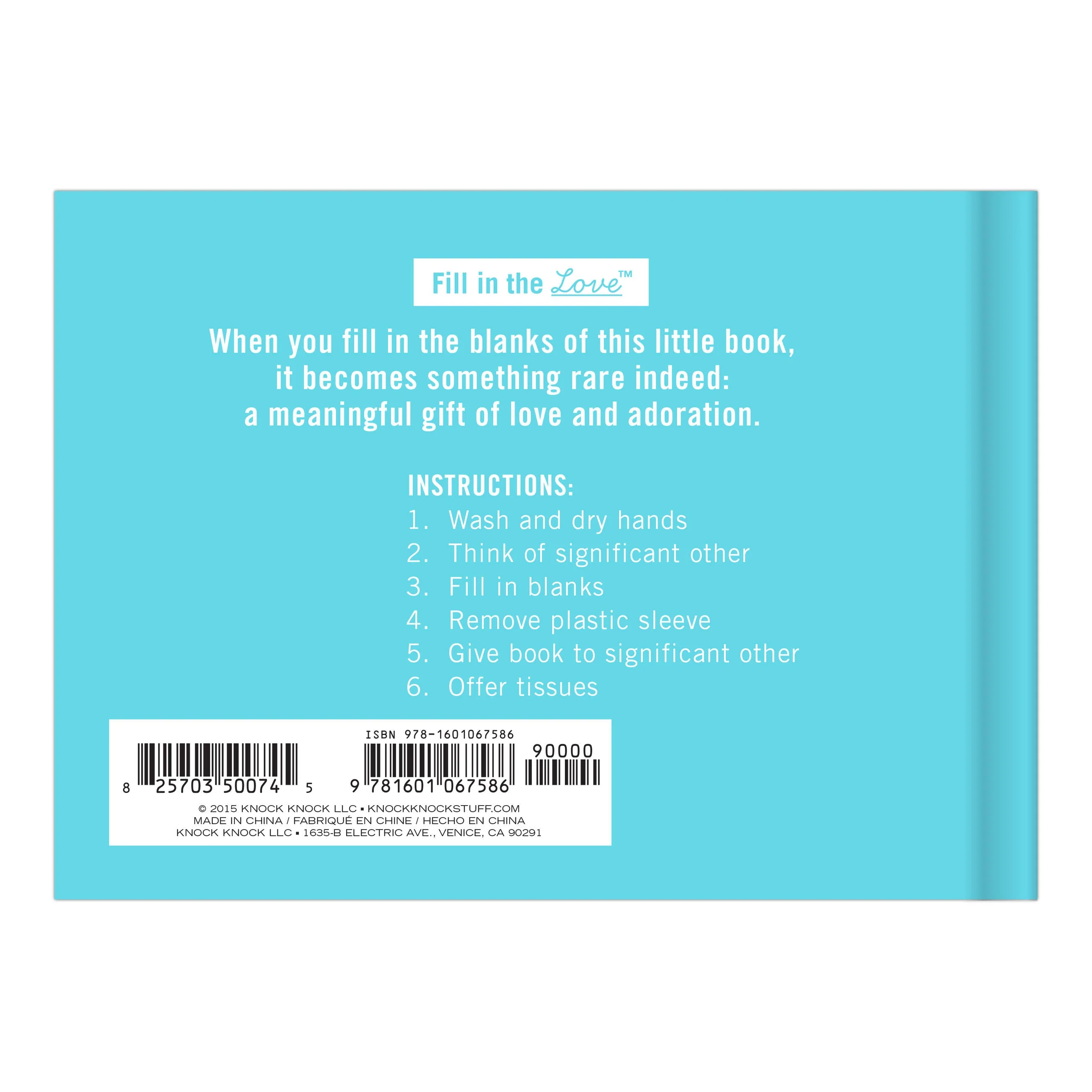 What I Love about Us Fill in the Love Book - Image 3