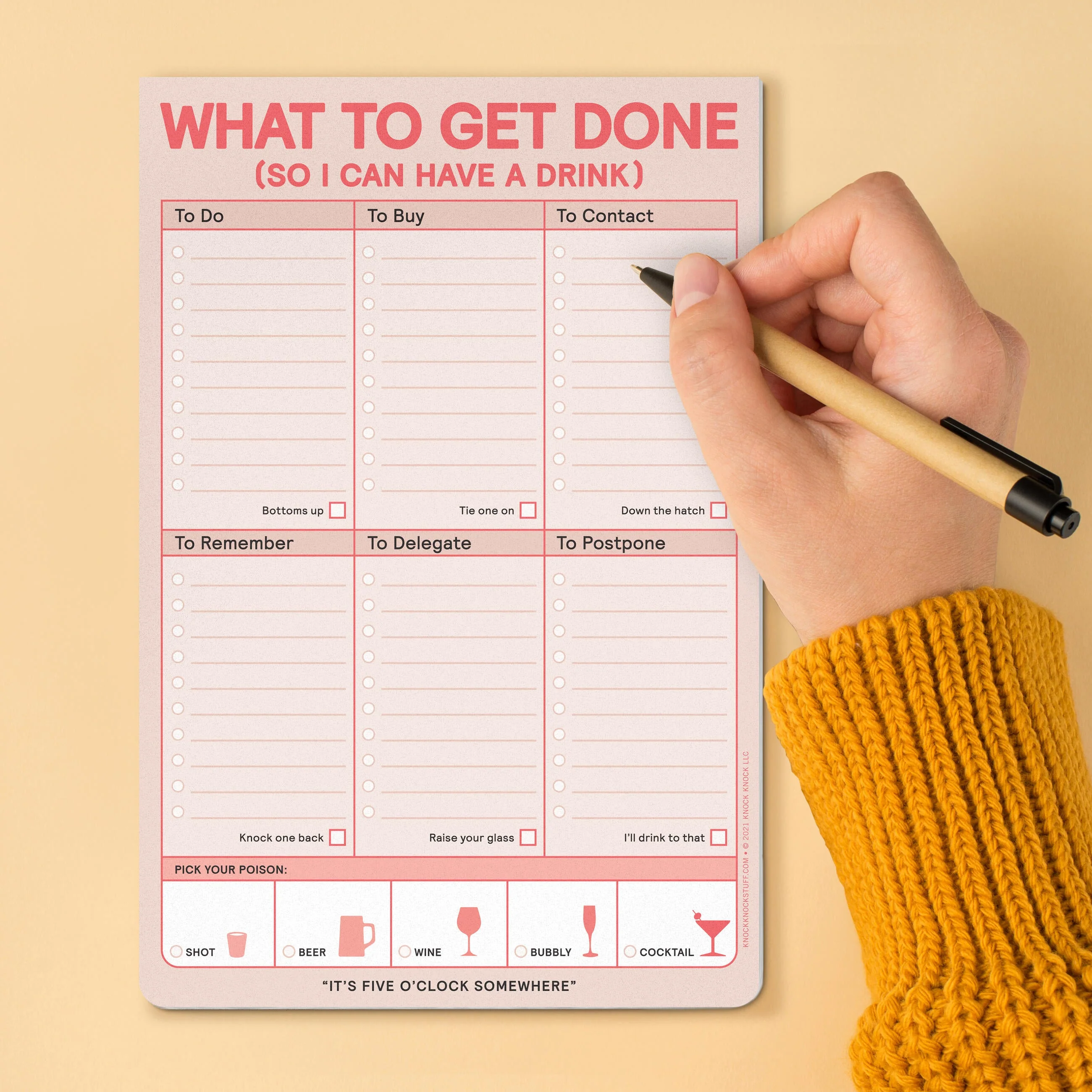 What to Get Done So I Can Have a Drink Pad (Pastel Version) - Image 5