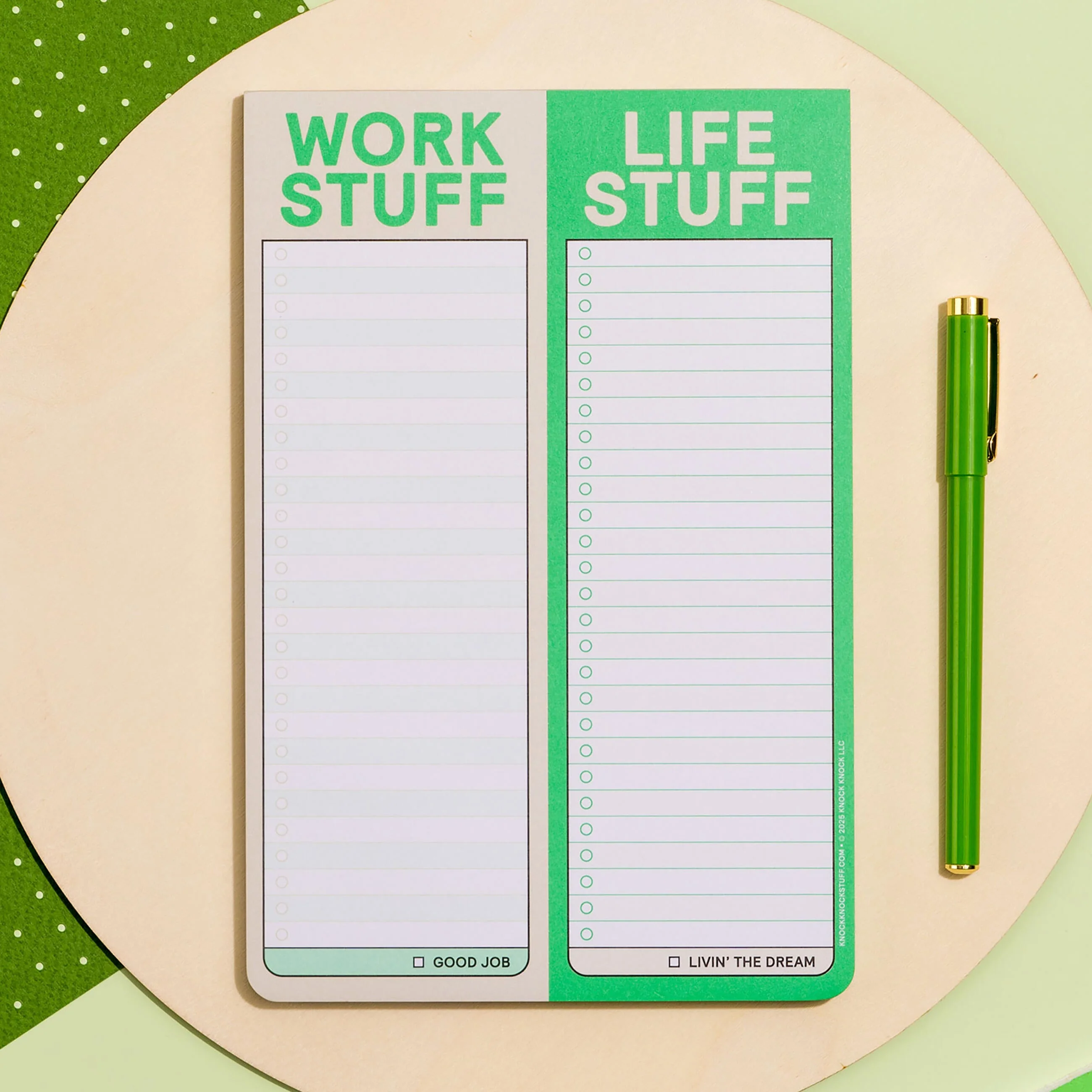 Work Stuff Life Stuff Perforated Pad - Image 4