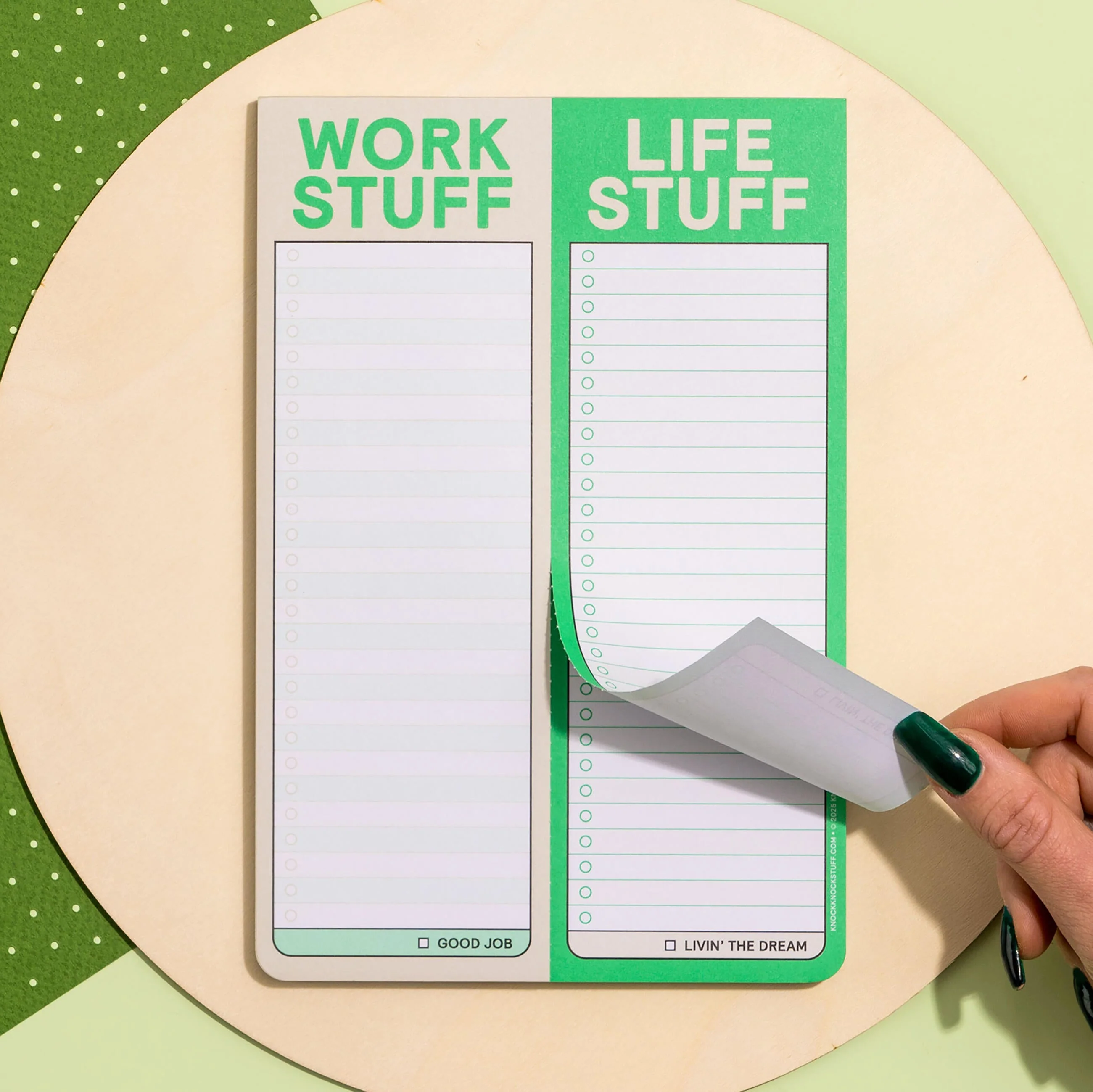 Work Stuff Life Stuff Perforated Pad - Image 5
