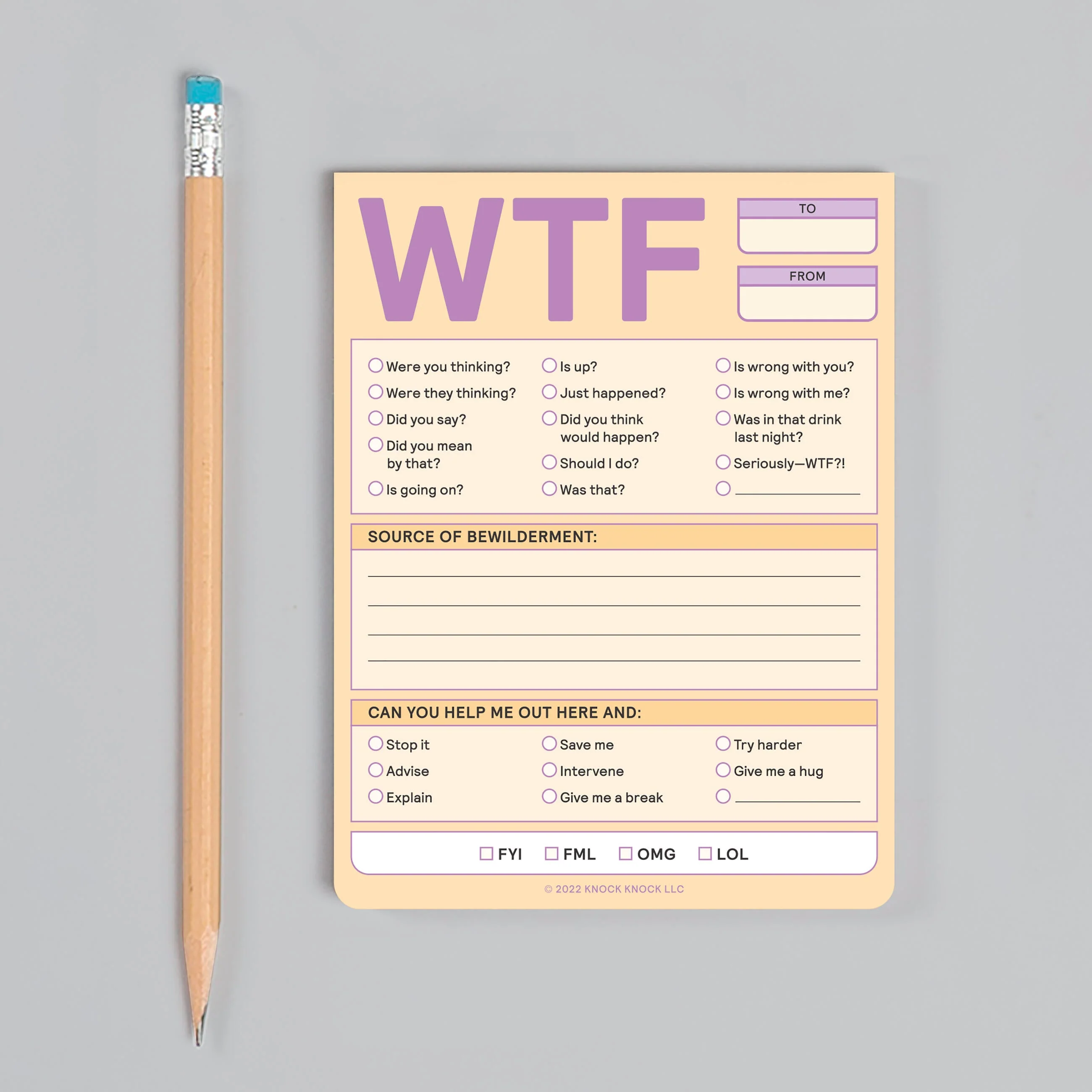WTF Nifty Note Pad (Pastel Version) - Image 4