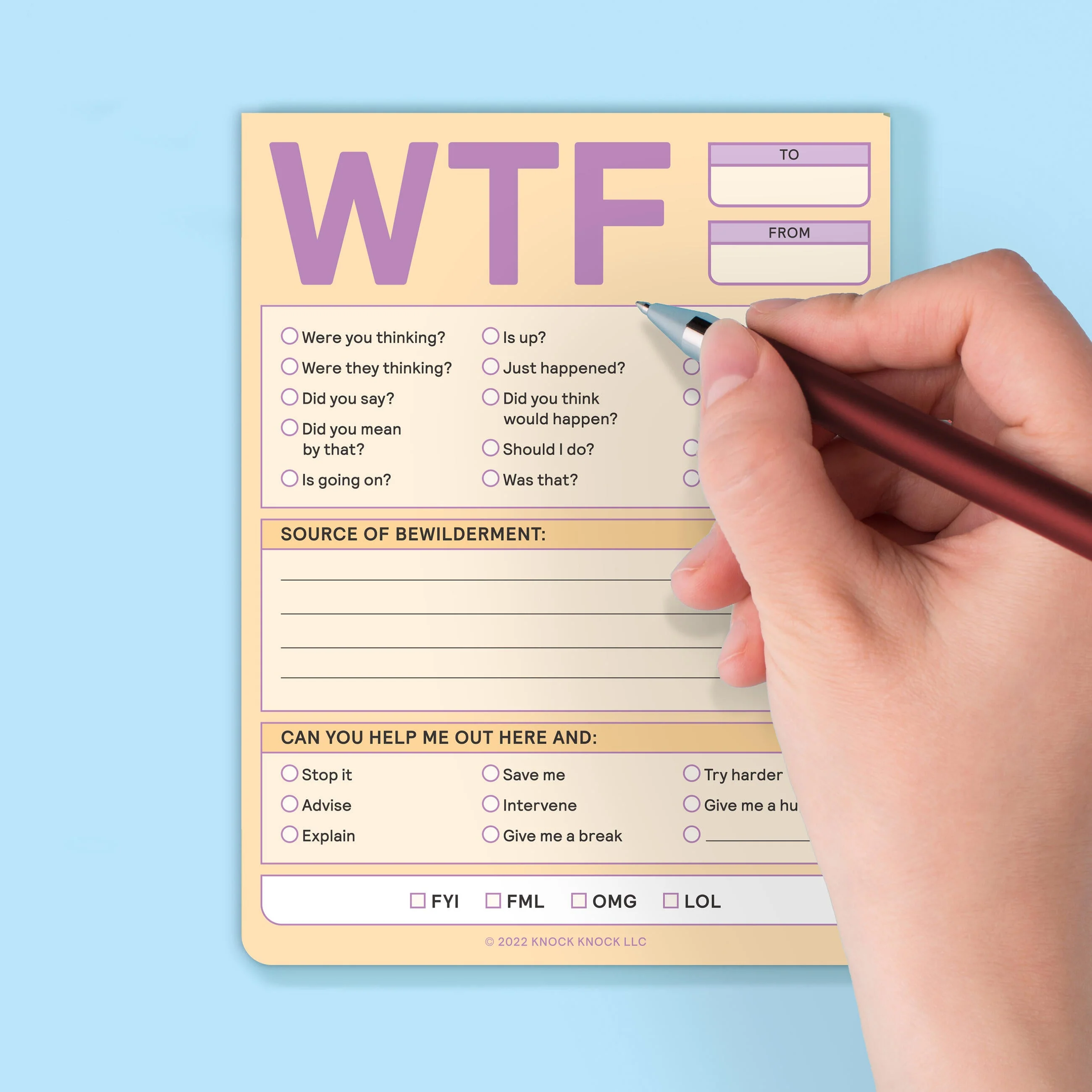 WTF Nifty Note Pad (Pastel Version) - Image 5