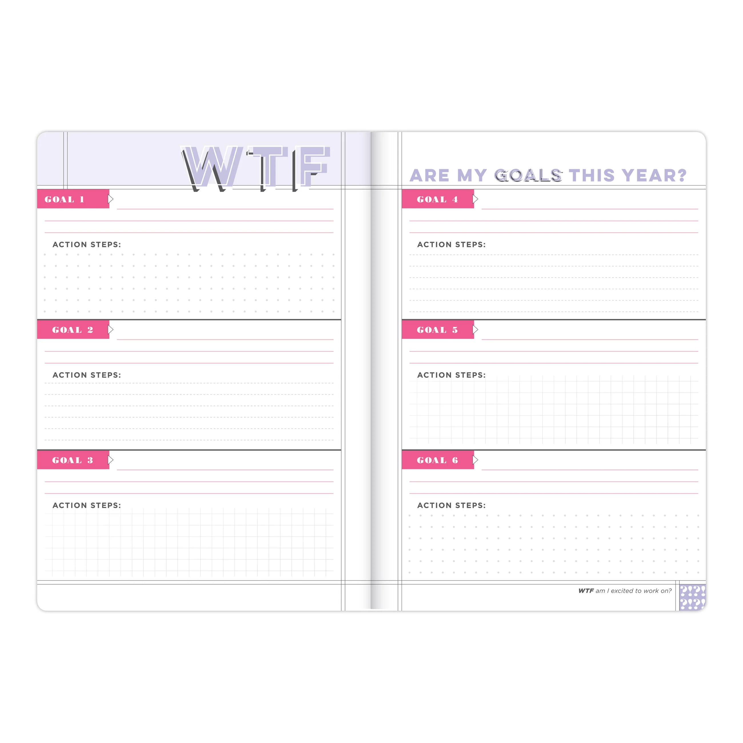 WTF Undated Planner and Weekly Agenda Notebook - Image 4