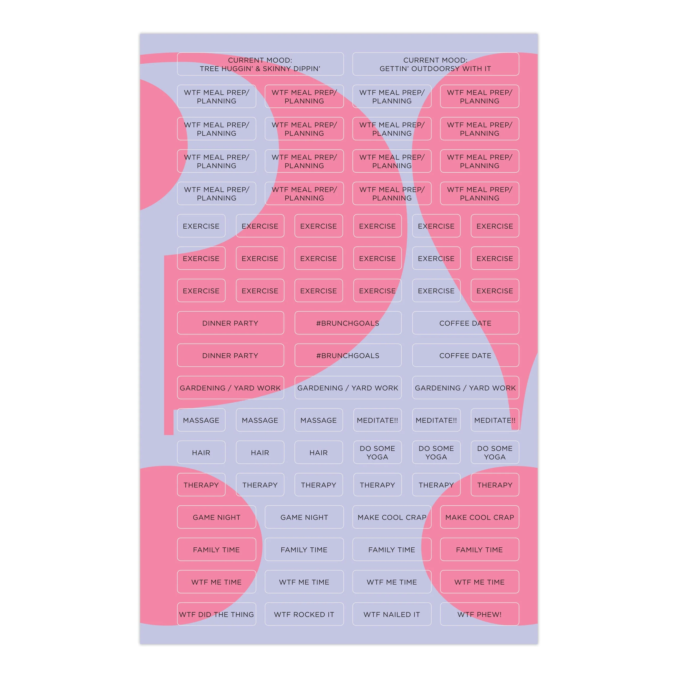 WTF Undated Planner and Weekly Agenda Notebook - Image 7