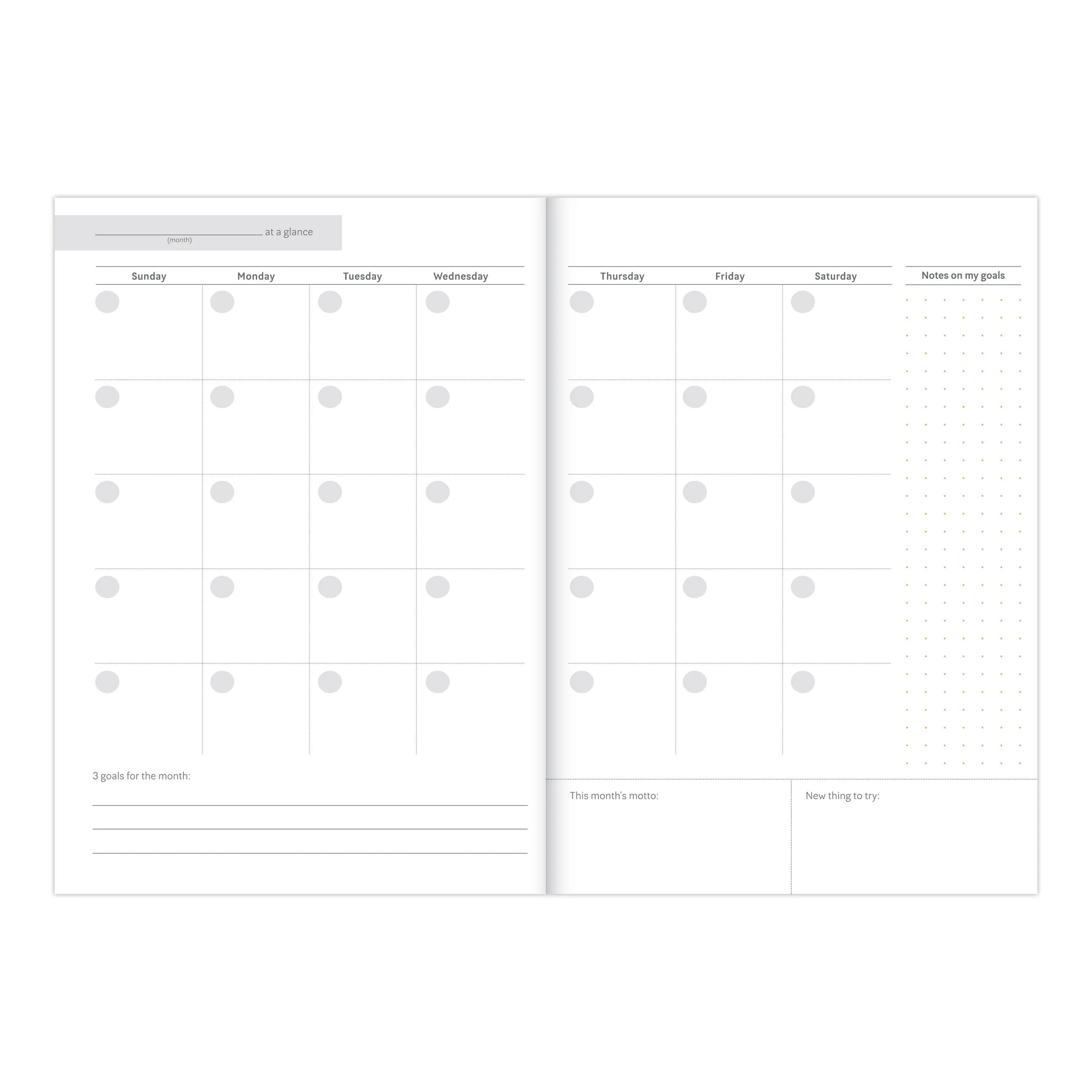 You Got This Journal - A 6-Month Productivity Tracker Dot-Grid Journal - Image 3