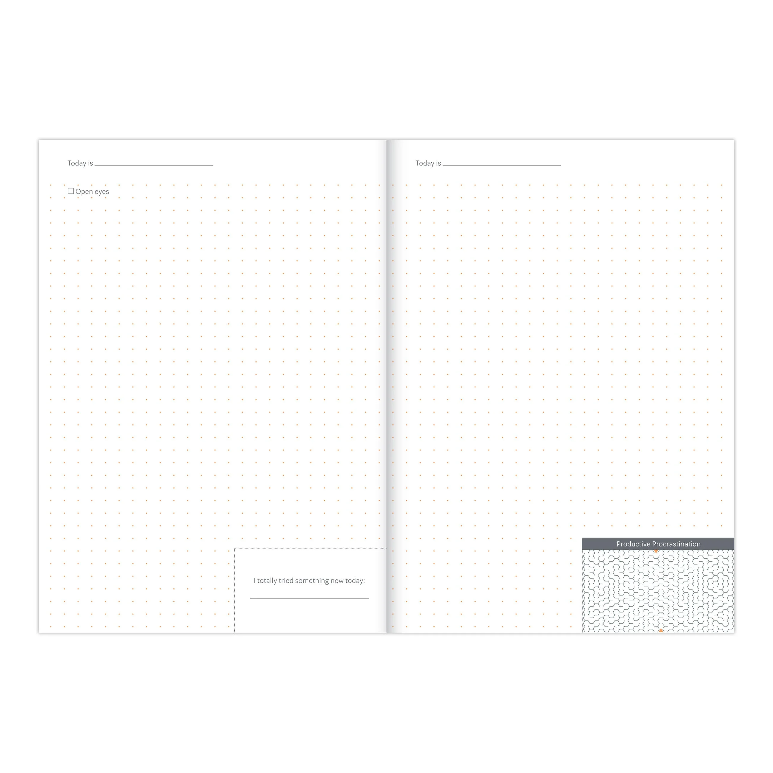 You Got This Journal - A 6-Month Productivity Tracker Dot-Grid Journal - Image 4