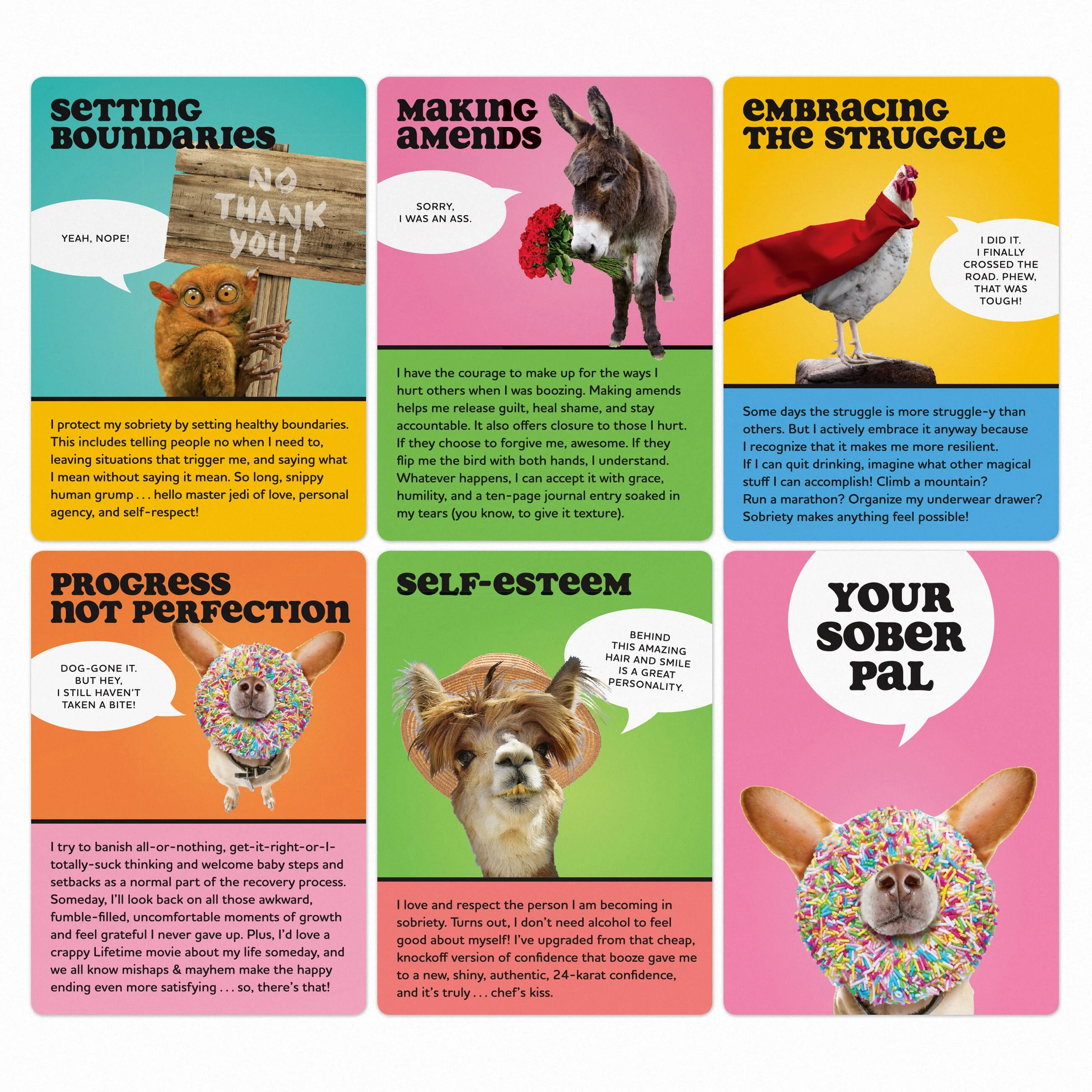 Your Sober Pal Sobriety Affirmation Deck - Image 3