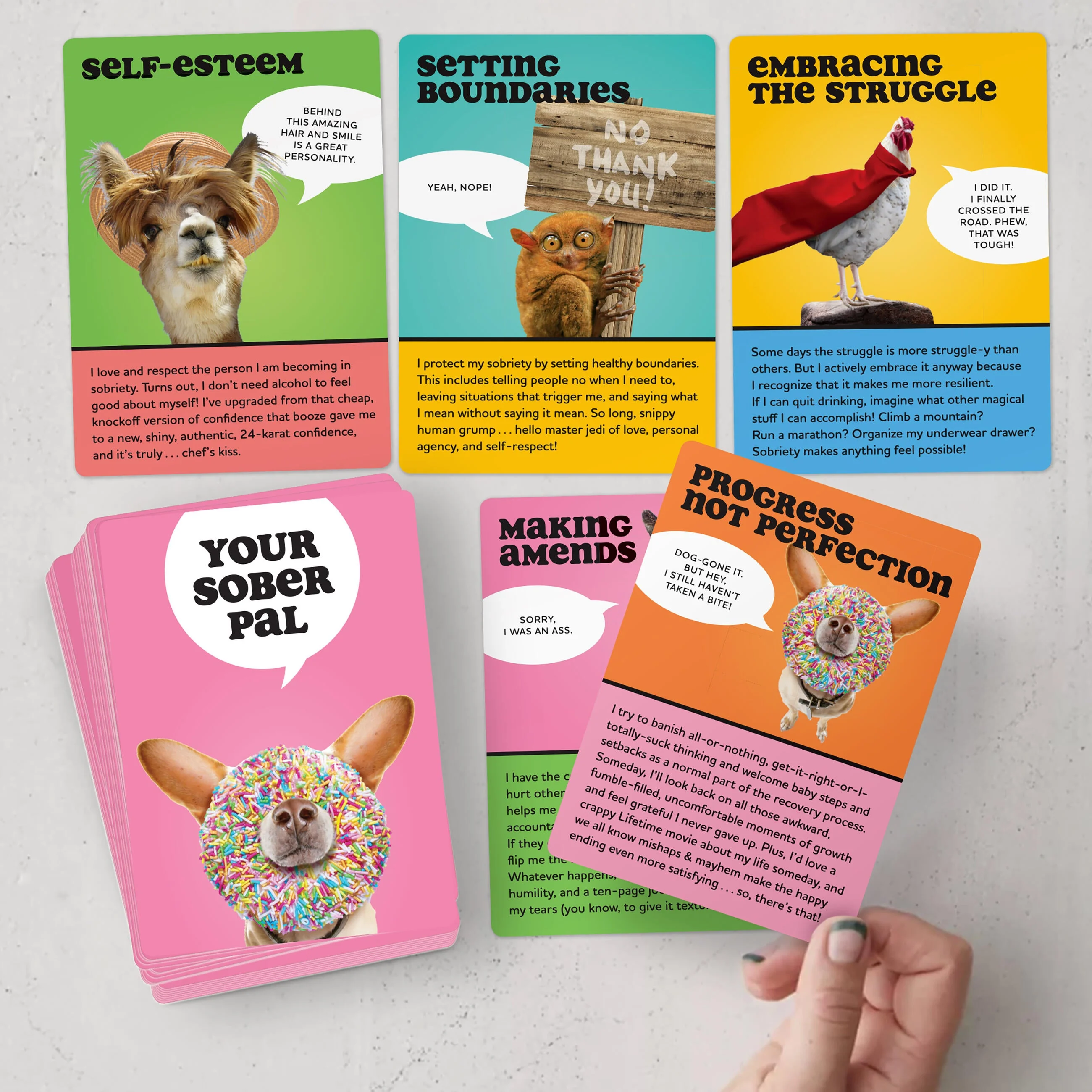 Your Sober Pal Sobriety Affirmation Deck - Image 6